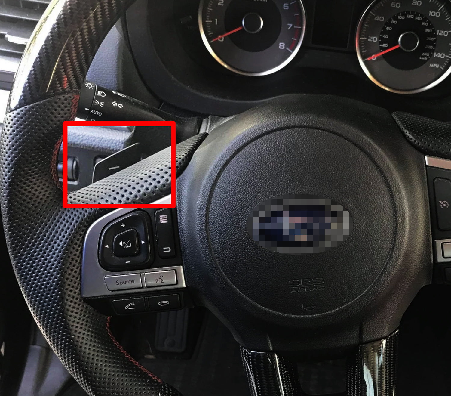 Premium Forged Carbon Fiber Steering Wheel Paddle Shifters for Subaru BRZ WRX Legacy - Upgrade Your Driving Experience with Sporty Gear Shifting (Perfect for Racing & Performance Driving)