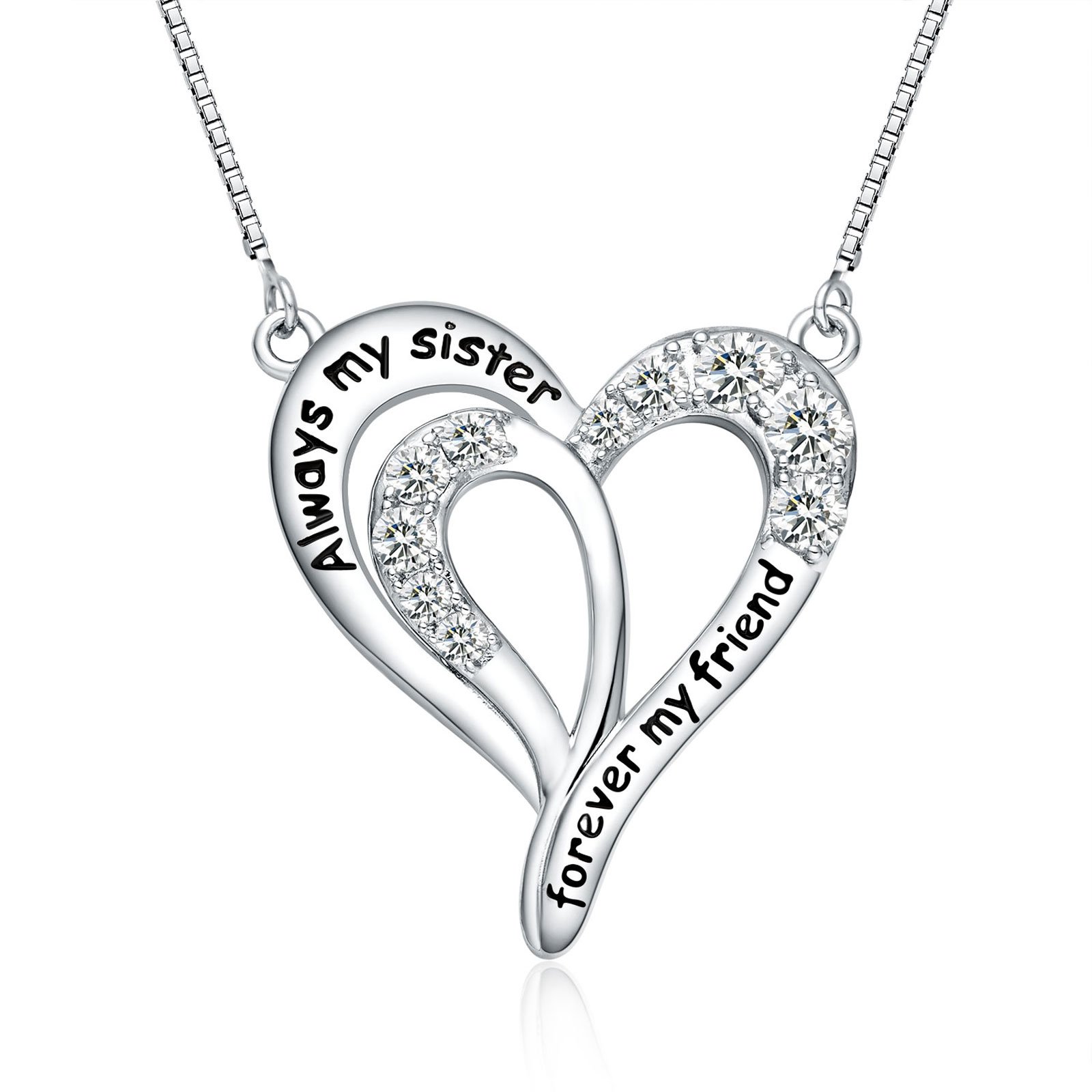 Sister Gifts for Birthday - Always My Sister Forever My Friend Jewelry, 18