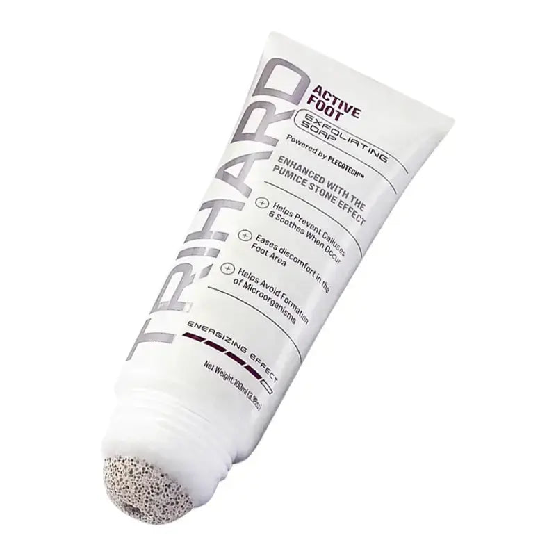 Natural Active Foot Exfoliating Soap for Dry Cracked Heels | Exfoliating Foot Scrub with Pumice & Shea Butter | Deep Cleansing & Moisturizing Foot Care for Soft Smooth Feet - Perfect for Pedicures & At-Home Foot Spa Treatments