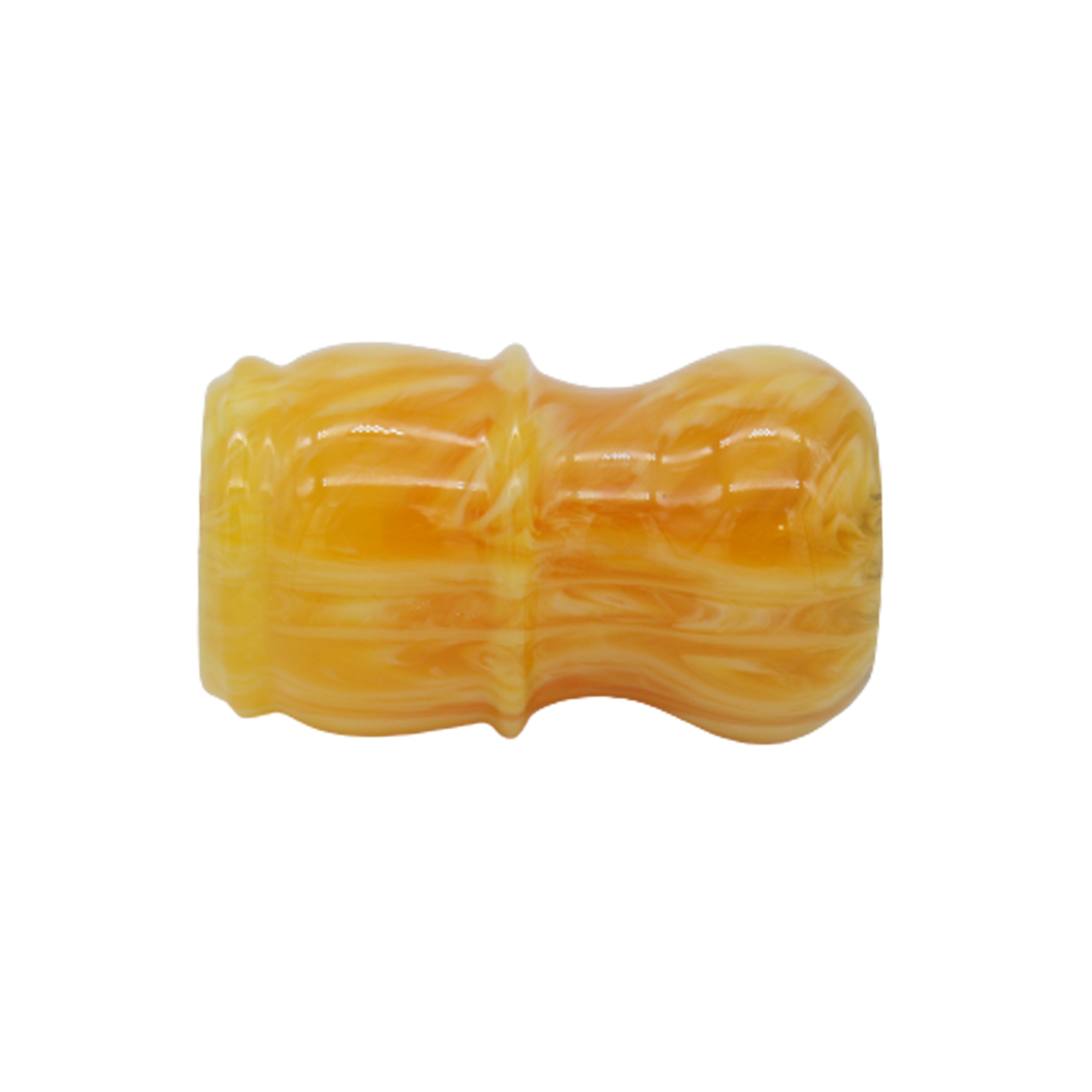Premium Amber Handcrafted Shaving Brush Handle - Fits 24mm & 26mm Knots - Perfect for Wet Shaving & Grooming Gifts for Men
