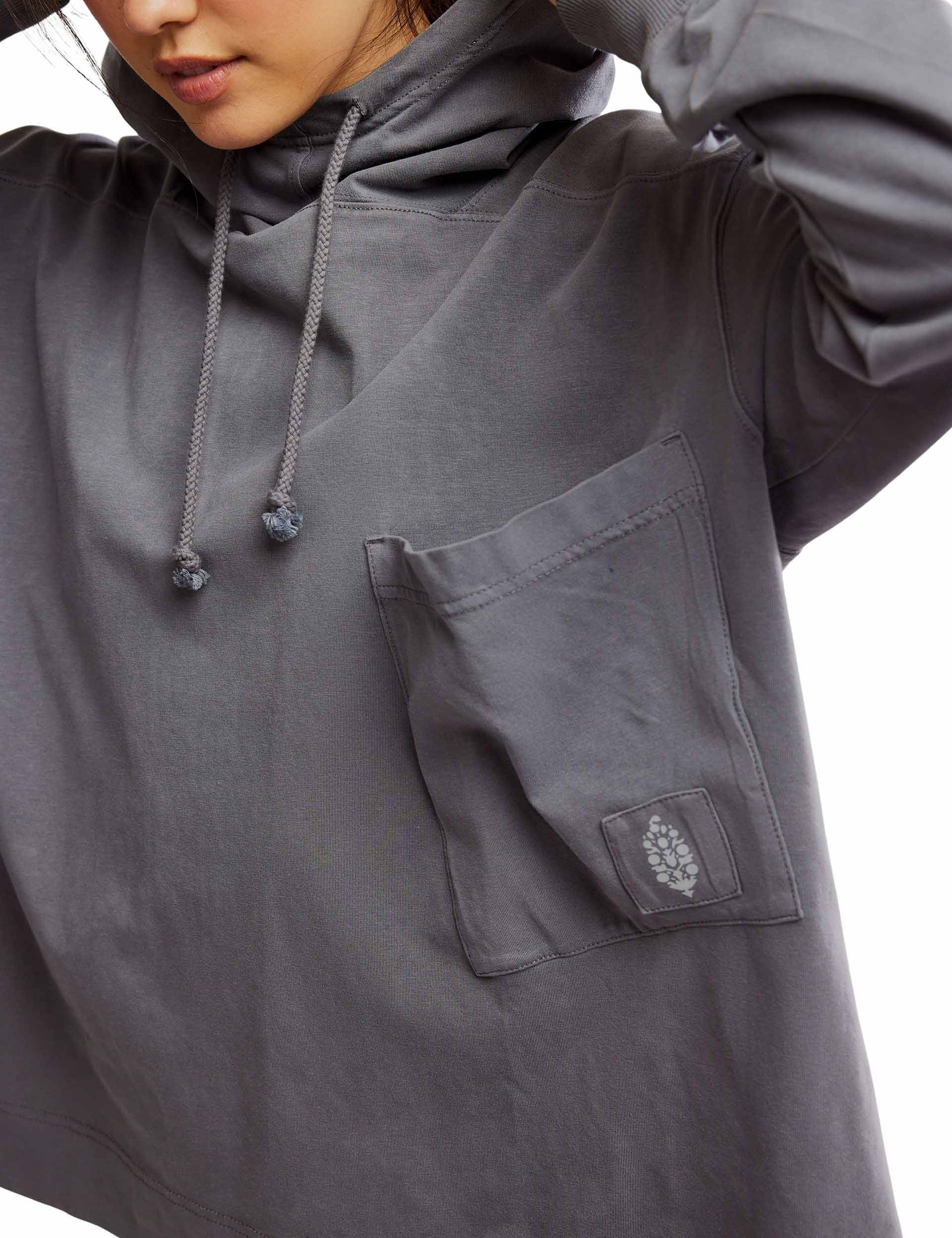 Hot Shot Hooded Layer Jacket in Gunmetal - Stylish & Warm Outerwear for Men & Women - Perfect for Outdoor Activities, Hiking & Casual Wear