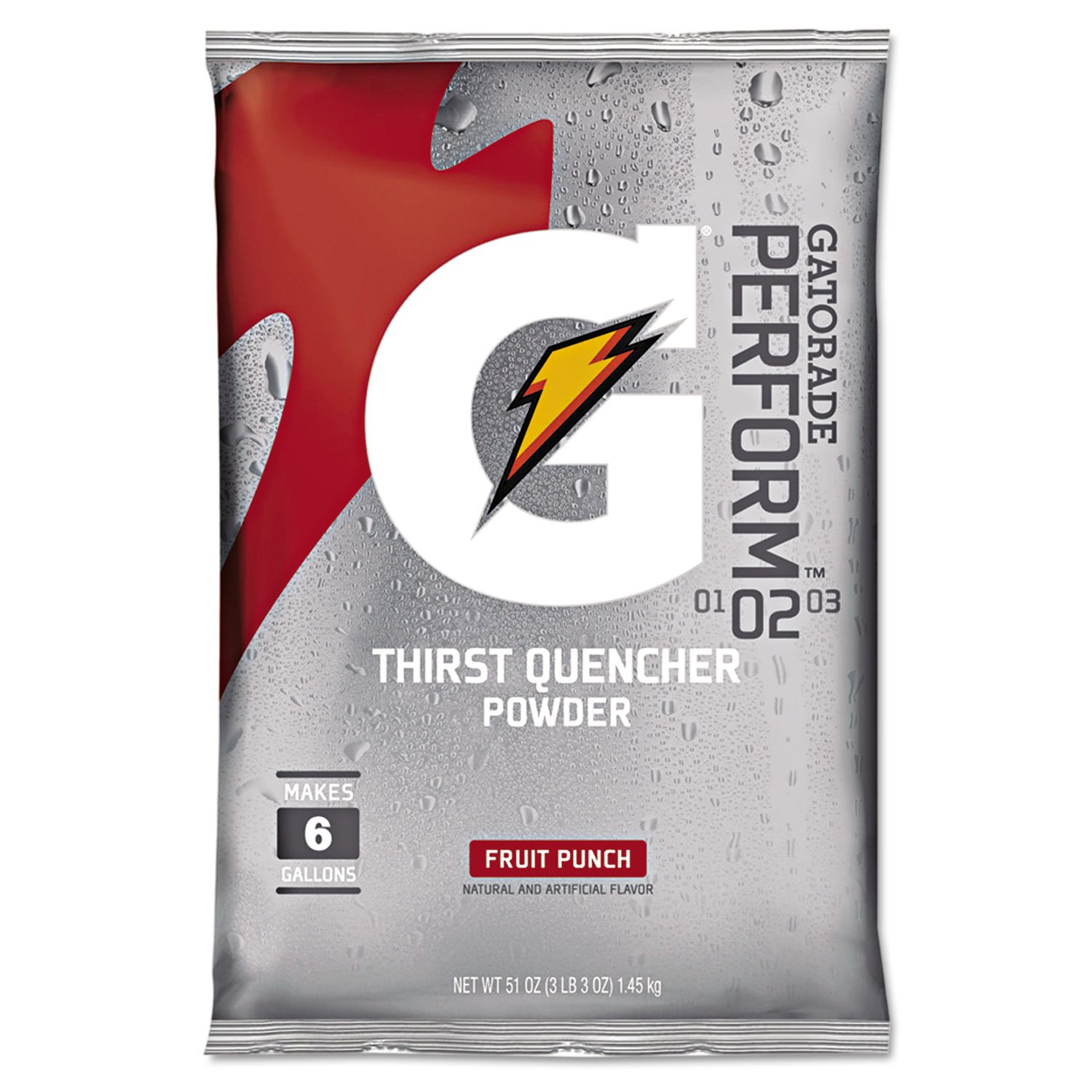 Gatorade Original Powdered Drink Mix - Fruit Punch Flavor, 51oz Packet (14/Carton) | Electrolyte Sports Drink for Hydration & Energy, Ideal for Athletes, Workouts & Outdoor Activities
