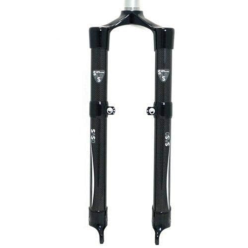 SASO Rigid Carbon Fiber Mountain Bike Fork for XC 26 Inch Wheels - Lightweight & Durable MTB Fork ST1857 | Perfect for Cross-Country Cycling & Trail Riding