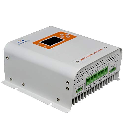 SUNNYSKY 30A MPPT Solar Charge Controller 12V/24V Auto - Intelligent LCD Display for Lithium & Lead-Acid Batteries - Perfect for RV, Marine, Off-Grid Solar Systems