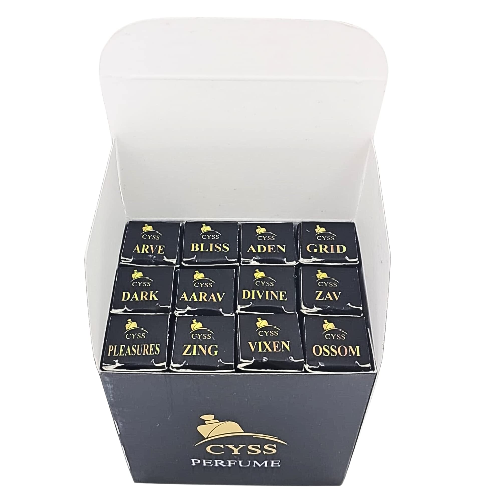 CYSS Premium Body Perfume Spray Set - 8ML X 12 Vials Gift Box | Long-Lasting Fragrance for Women & Men | Perfect for Travel, Gym, Office & Daily Use