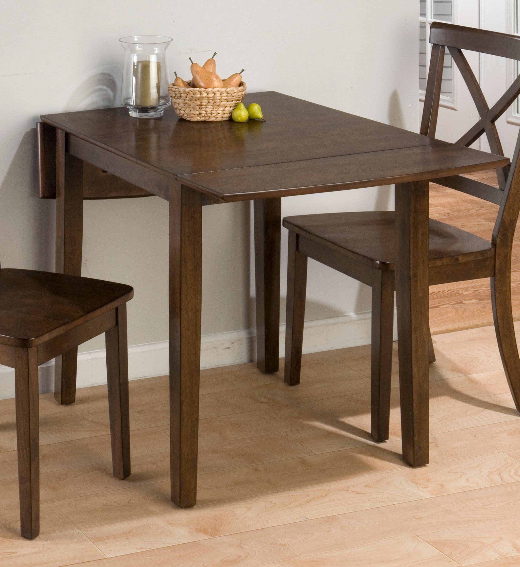 Jofran Inc. Richmond Cherry X Back Dining Chairs (Set of 2) - Elegant Wooden Kitchen Chairs for Dining Room, Restaurant & Home Decor