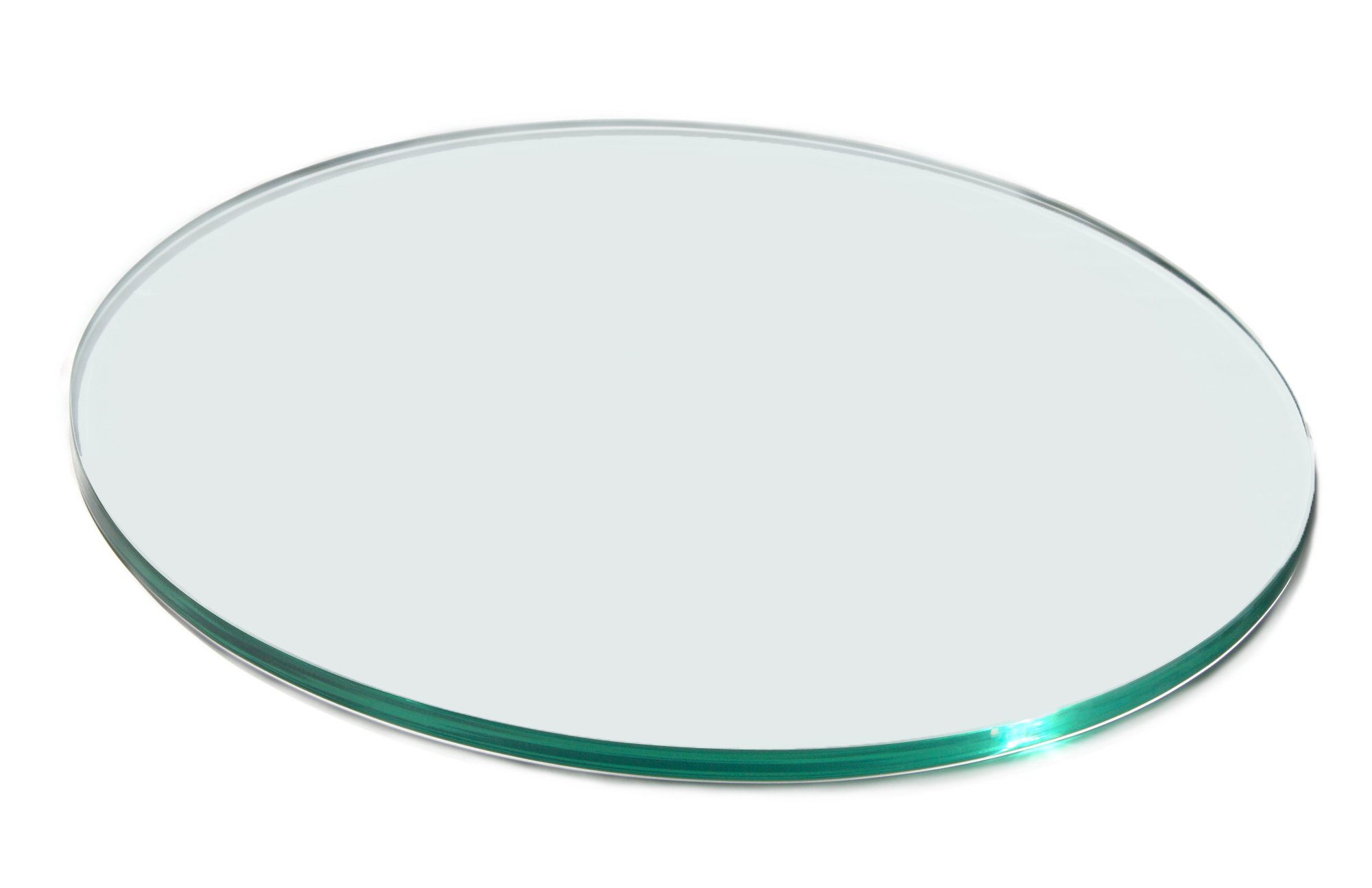 14-inch Round Tempered Glass Table Top - Shatterproof & Heat Resistant - Perfect for Dining Tables, Coffee Tables, and Home Decor - Rosseto Brand