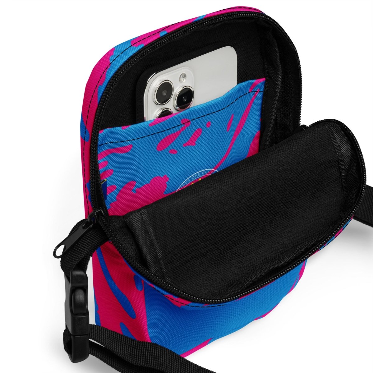 I Heart Recovery Graffiti Crossbody Bag - Stylish Unisex Shoulder Bag for Everyday Use, Perfect for Work, Travel & Casual Outings