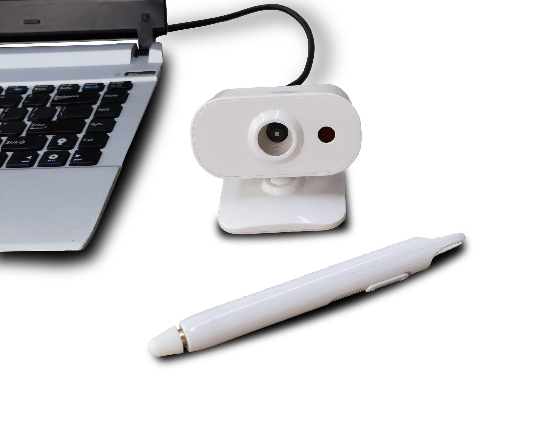 Portable Interactive Whiteboard for Teaching & Meetings - Windows Compatible Smart Whiteboard for Classroom, Office & Remote Learning | Ideal for Teachers, Presenters & Online Education