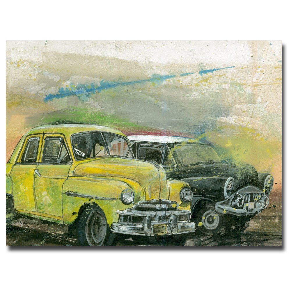 Alberto's A Morning in Havana Canvas Art Print - Premium Trademark Wall Decor for Living Room, Bedroom & Office - Vibrant Cuban Inspired Painting for Home & Office Decor