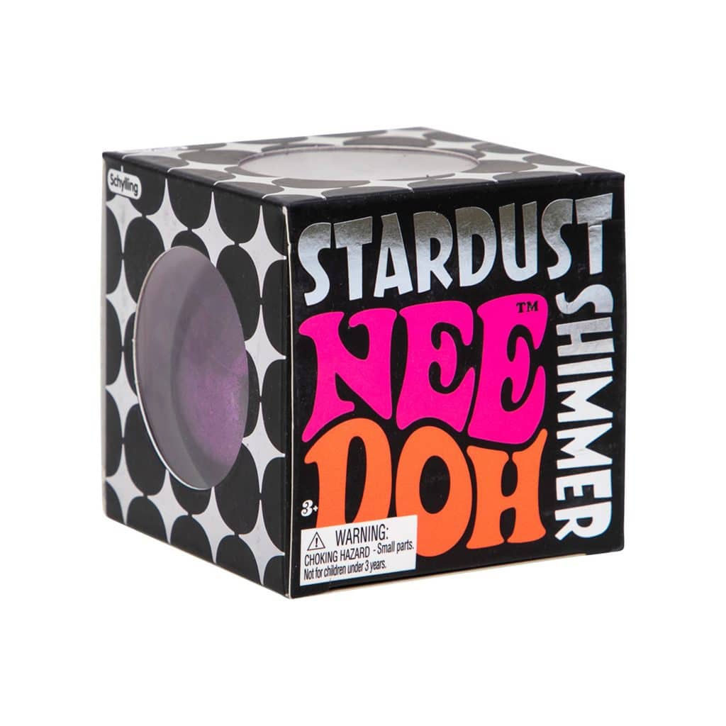 Stardust Nee Doh Stress Ball - Squeeze & Squish Sensory Fidget Toy for Kids & Adults - Fun Anxiety Relief & Focus Aid for Office, School, or Home Use