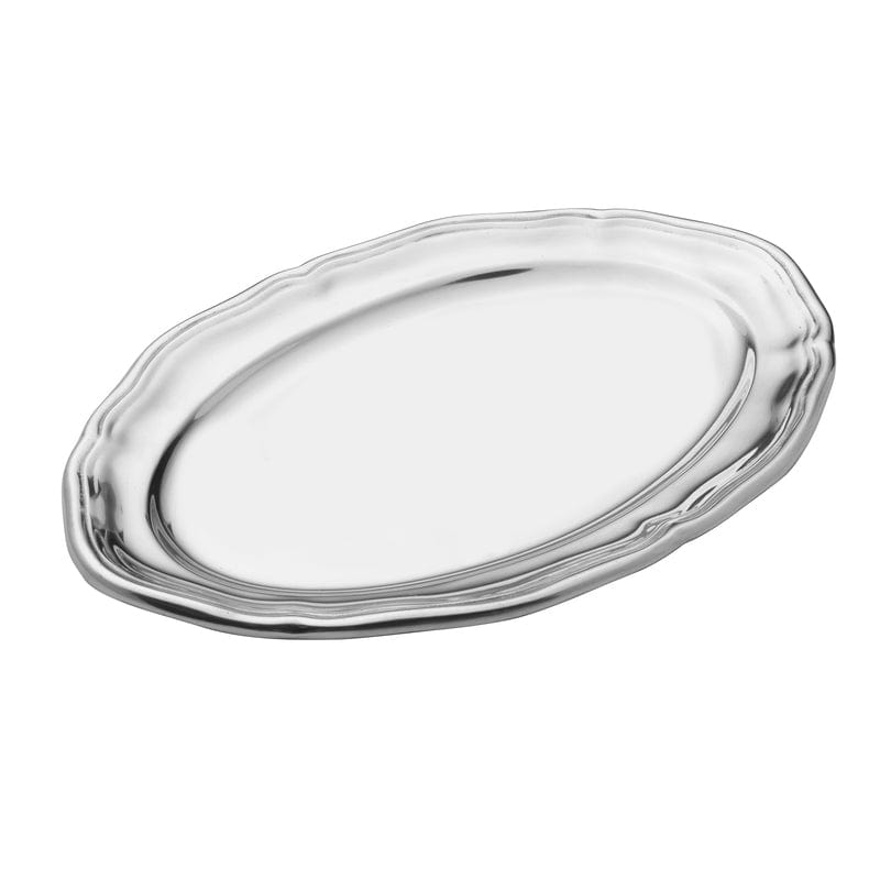Elegant Queen Anne Large Oval Tray - Vintage Style Serving Tray for Dining, Tea Party & Home Decor - Perfect for Entertaining Guests & Displaying Decor