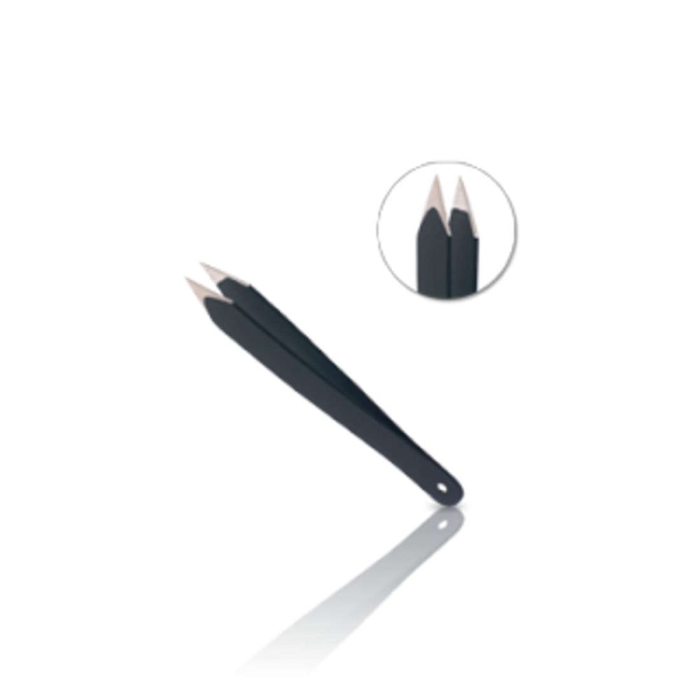 Velona Precision Tweezers - Wide Tip Stainless Steel Tweezers for Eyebrows, Splinters & Crafts - Perfect for Grooming, First Aid & DIY Projects