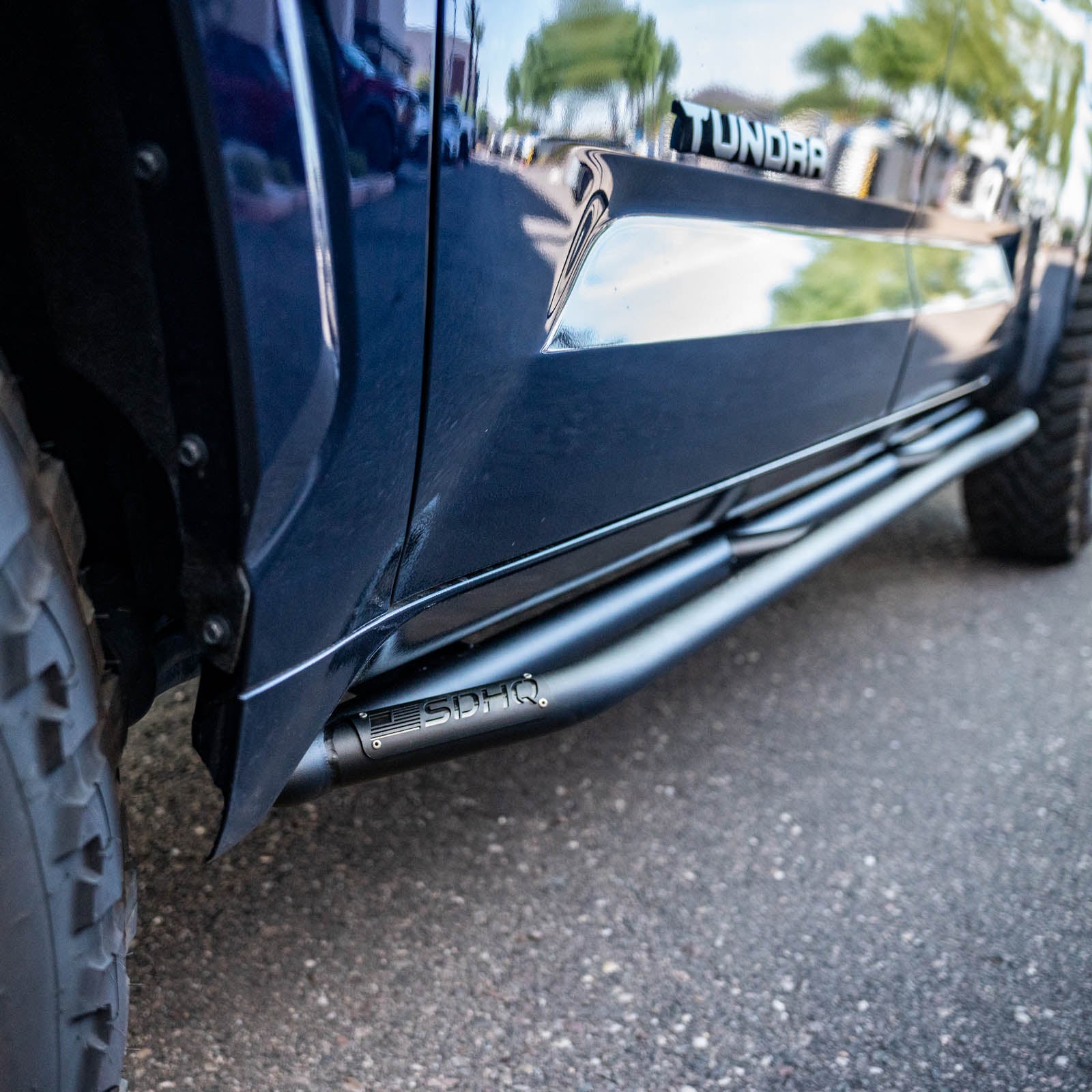 2022-2024 Toyota Tundra SDHQ Built Rock Sliders - Heavy Duty Off-Road Side Steps for Adventure & Truck Protection (Perfect for Rock Crawling & Overlanding)