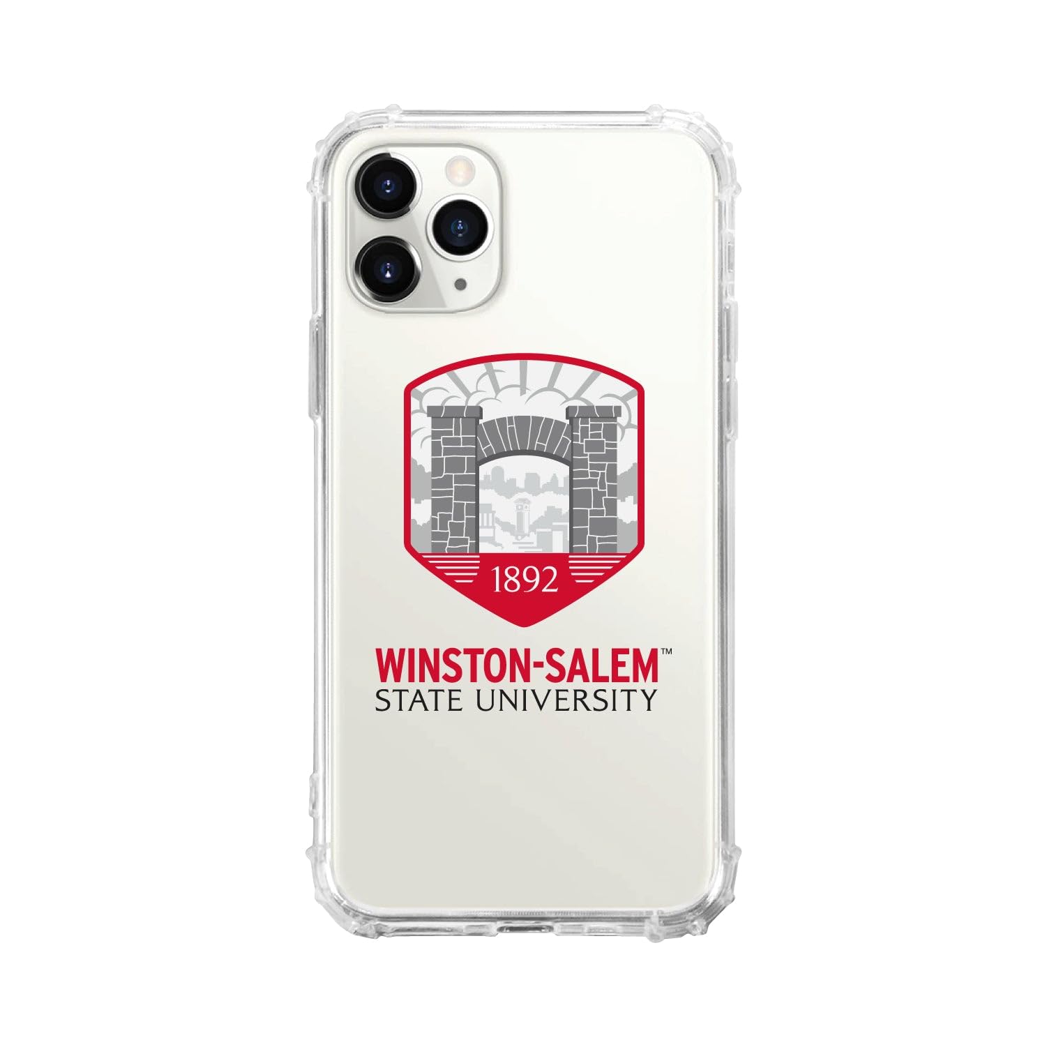 OTM Essentials Rugged Phone Case for iPhone 13 - Winston-Salem State University Edition | Shockproof Protective Cover with Reinforced Edges | Perfect for College Students & Alumni