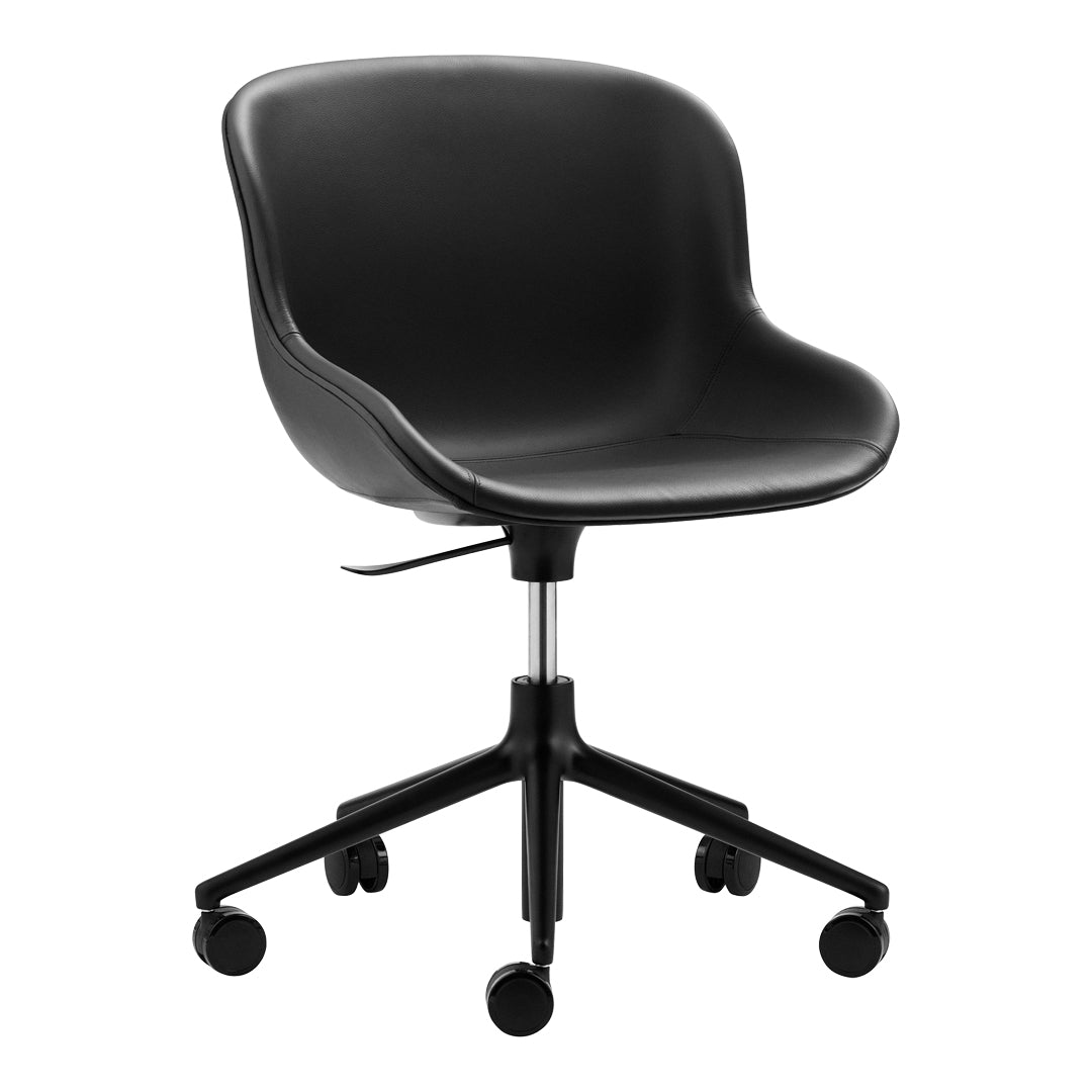 Ergonomic Office Chair with 5-Star Base & Gas Lift - Adjustable Height Upholstered Computer Desk Chair for Home & Office Workspace