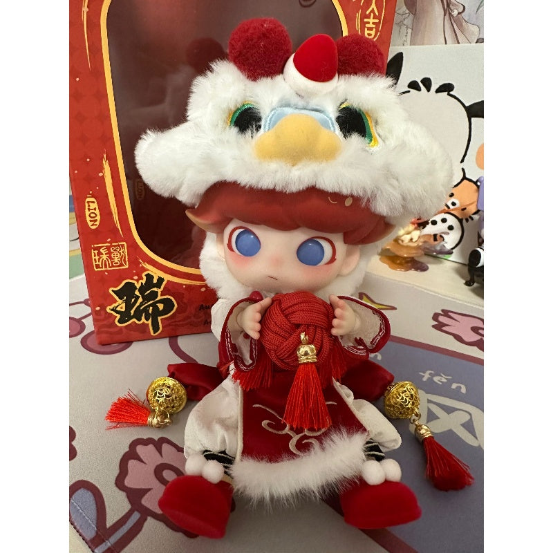 DIMOO Auspicious Lion 1/8 Scale Collectible Action Figure - Perfect for Anime Fans, Home Decor & Gift Giving