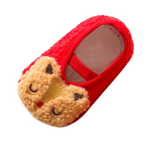 Kelon Non-Slip Cartoon Character Toddler Shoes - Warm Breathable Indoor Sneakers for Boys & Girls (Size 6) - Perfect for Playtime, Daycare & Home Wear
