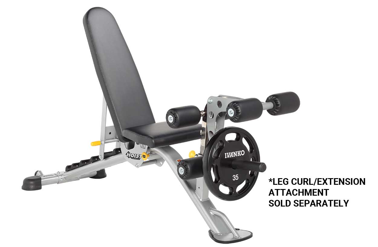 Hoist HF 5167 7-Position Adjustable FID Weight Bench for Home Gym - Perfect for Strength Training, Full-Body Workouts & Muscle Building