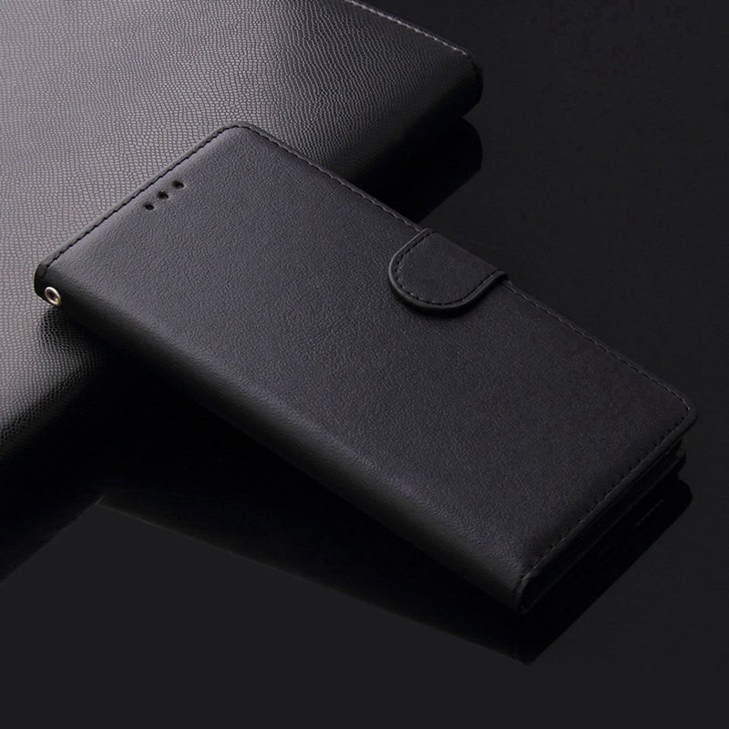Genuine Leather Wallet Case for Samsung Galaxy - Slim RFID Blocking Phone Cover with Card Holder for Daily Use & Travel