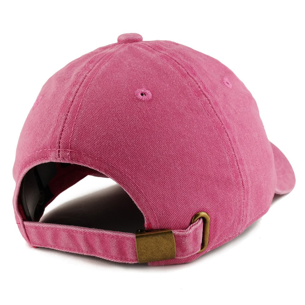 Trendy Embroidered Pigment-Dyed Unstructured Baseball Cap for Women - Casual Fashion Hat for Moms, Outdoor Activities & Everyday Wear