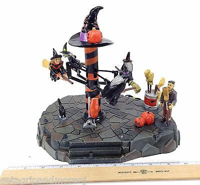 Halloween Decor - Sweepy McCurdles Broom Sculpture | Spooky Home & Party Decoration for Halloween Festivities