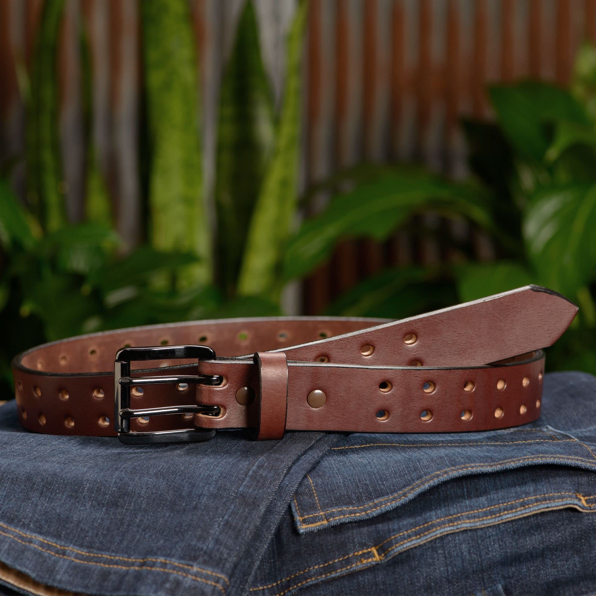Premium Bullhide Leather Belt for Men - 1.50