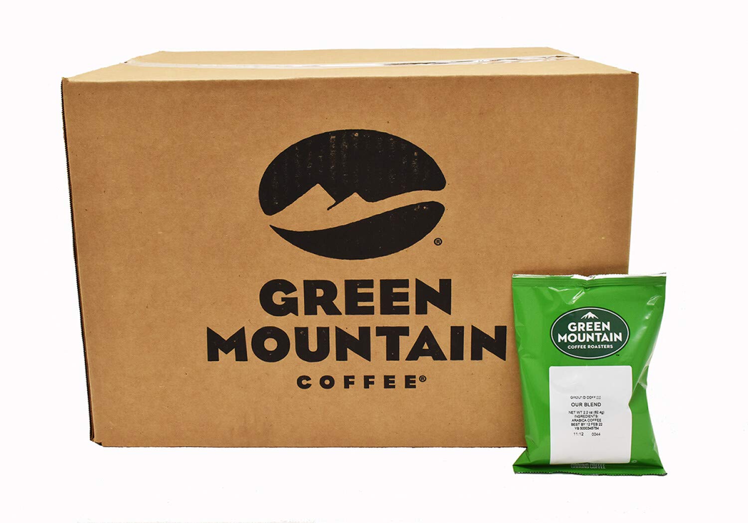 Green Mountain Coffee Roasters Our Blend Medium Roast Ground Coffee - Rich & Smooth Flavor for Home Brewing, Office, or Gifting
