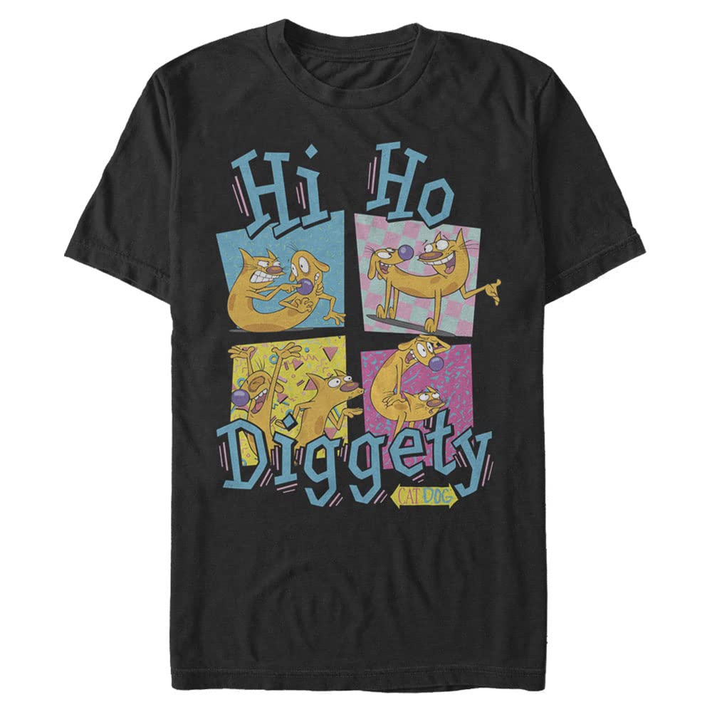 Nickelodeon Men's Big & Tall Hiho Graphic T-Shirt - Comfortable Cotton Tee for Casual Wear, Lounge & Fan Merchandise