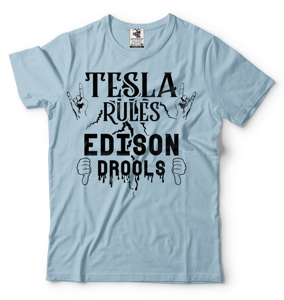 Nikola Tesla T-Shirt - Vintage Inventor Graphic Tee for Men & Women | Perfect for Science Lovers, Nerdy Gifts & Geek Fashion