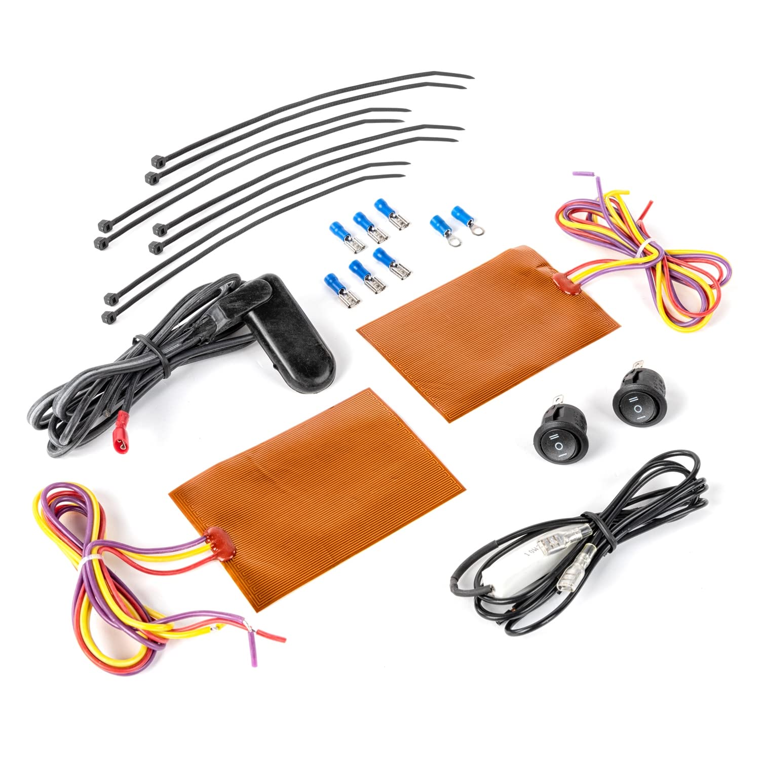 Kimpex 925022 Adhesive Handlebar Grip Heater & Thumb Warmer Kit - Motorcycle, ATV & Snowmobile Cold Weather Riding Accessories