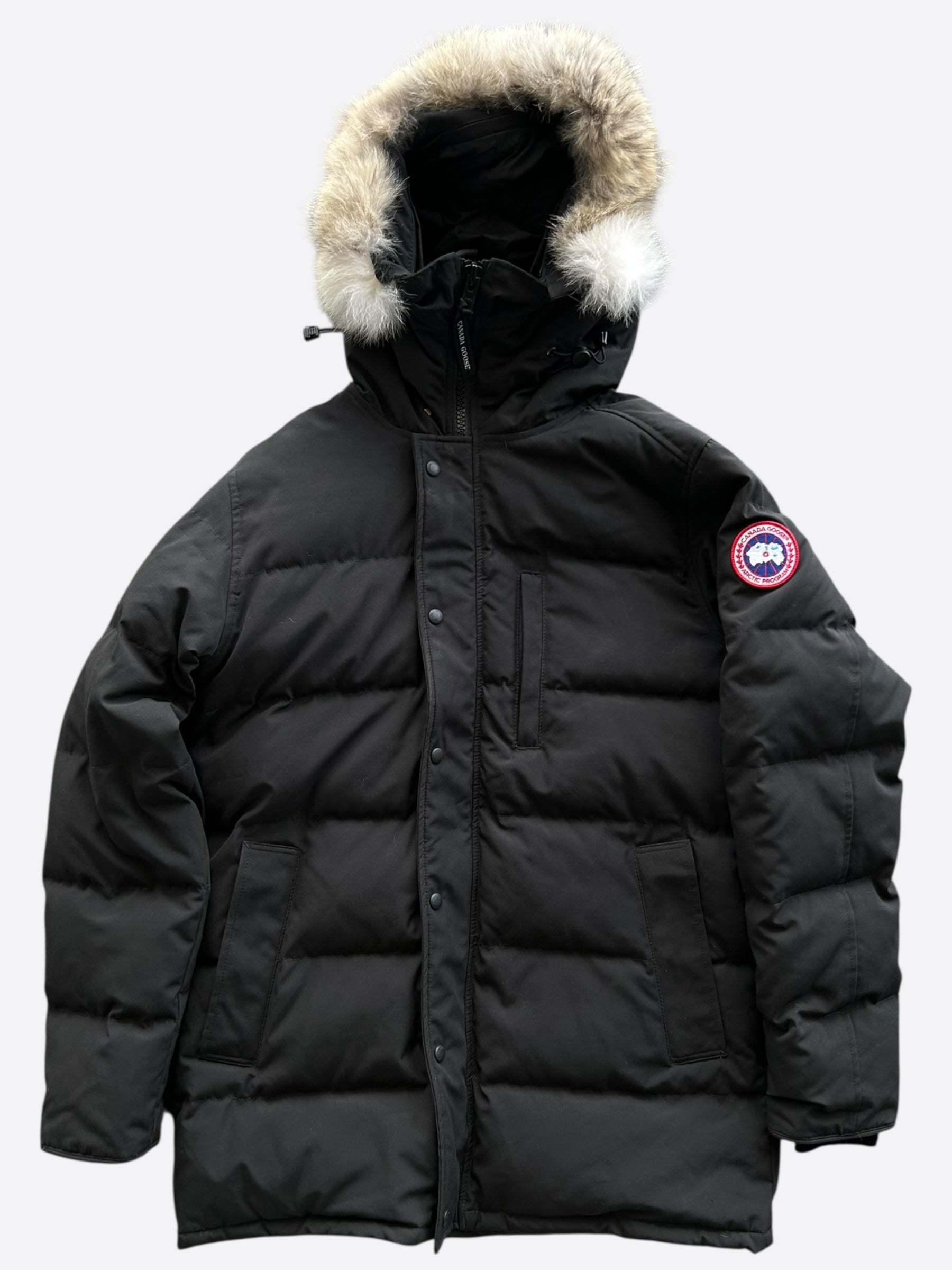Canada Goose Carson Men's Black Parka - Winter Jacket for Extreme Cold Weather | Outdoor Activities & Urban Style