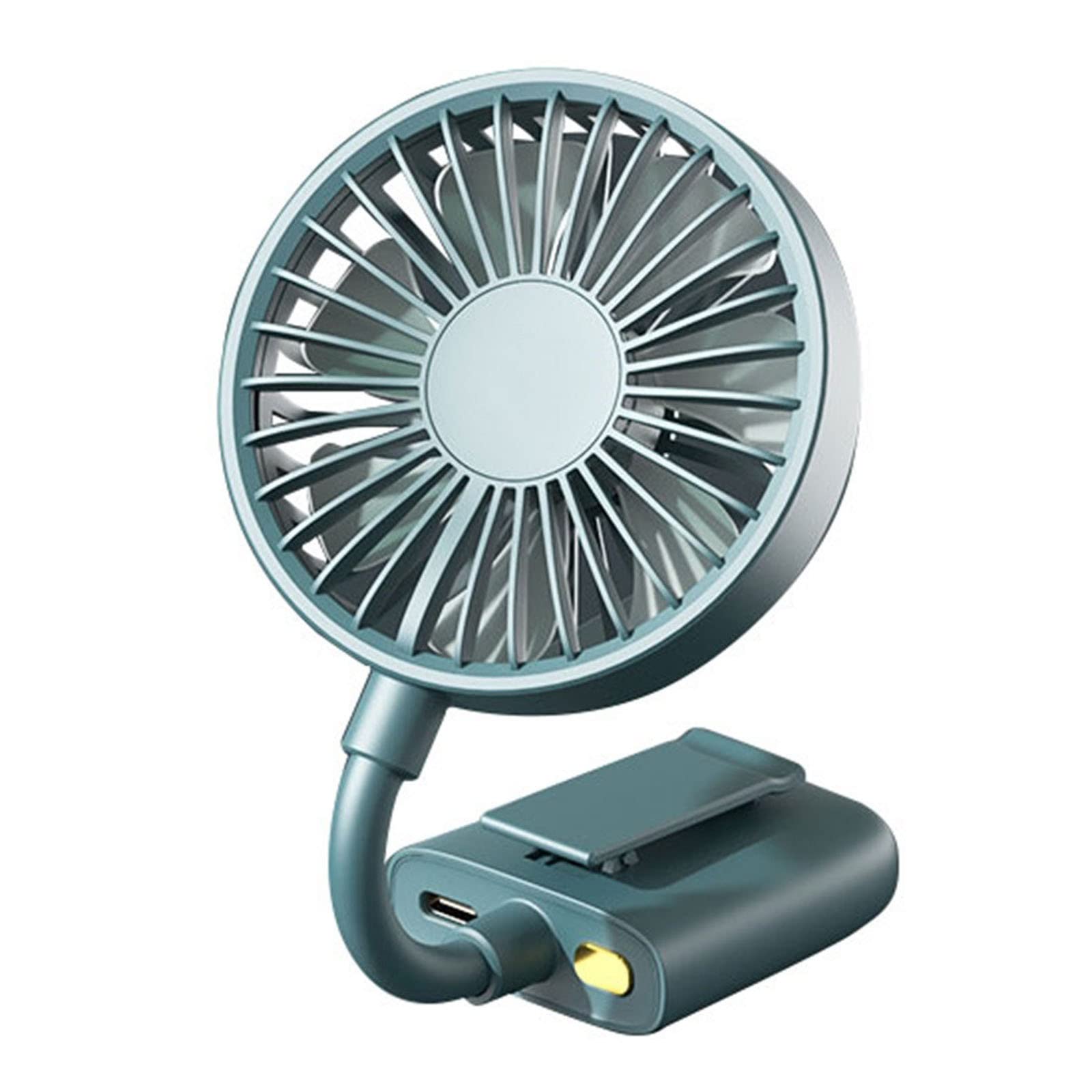 Becoler Portable USB Clip Fan - Rechargeable Mini Desktop Fan with Quiet Operation, Adjustable Pedestal Stand - Perfect for Office, Home, Dorm, Travel & Outdoor Use (One Size)