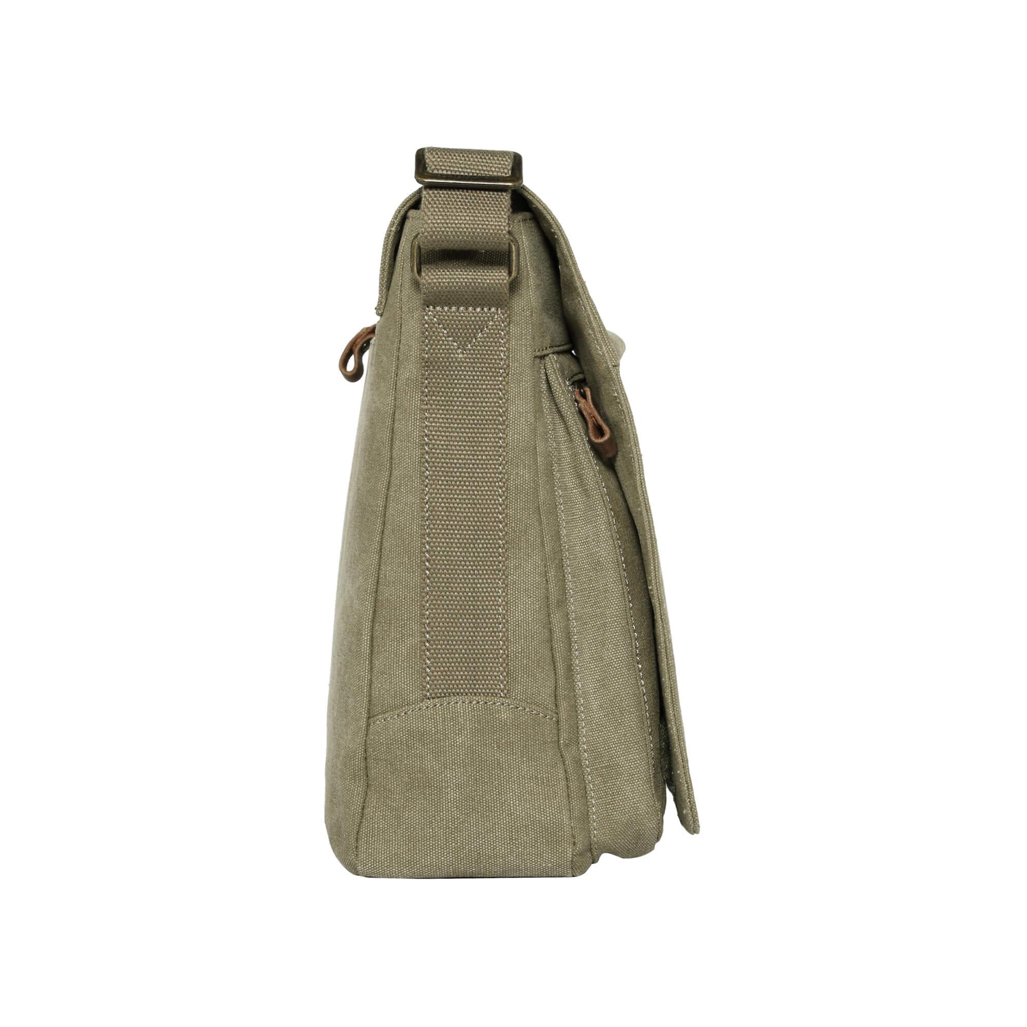TRP0219 Troop London Classic Canvas Crossbody Bag - Stylish & Durable for Travel, Work & Everyday Use