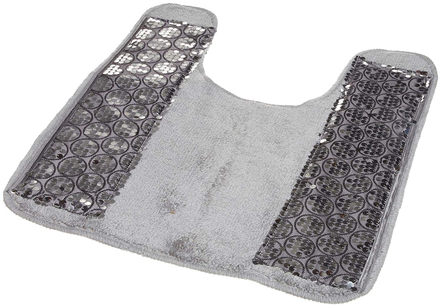 Luxury 13-Piece Full Bath Accessories Set - Includes Shower Curtain, Bath Towels, Bath Mat in Silver | Modern Bathroom Decor for Home & Hotel Use