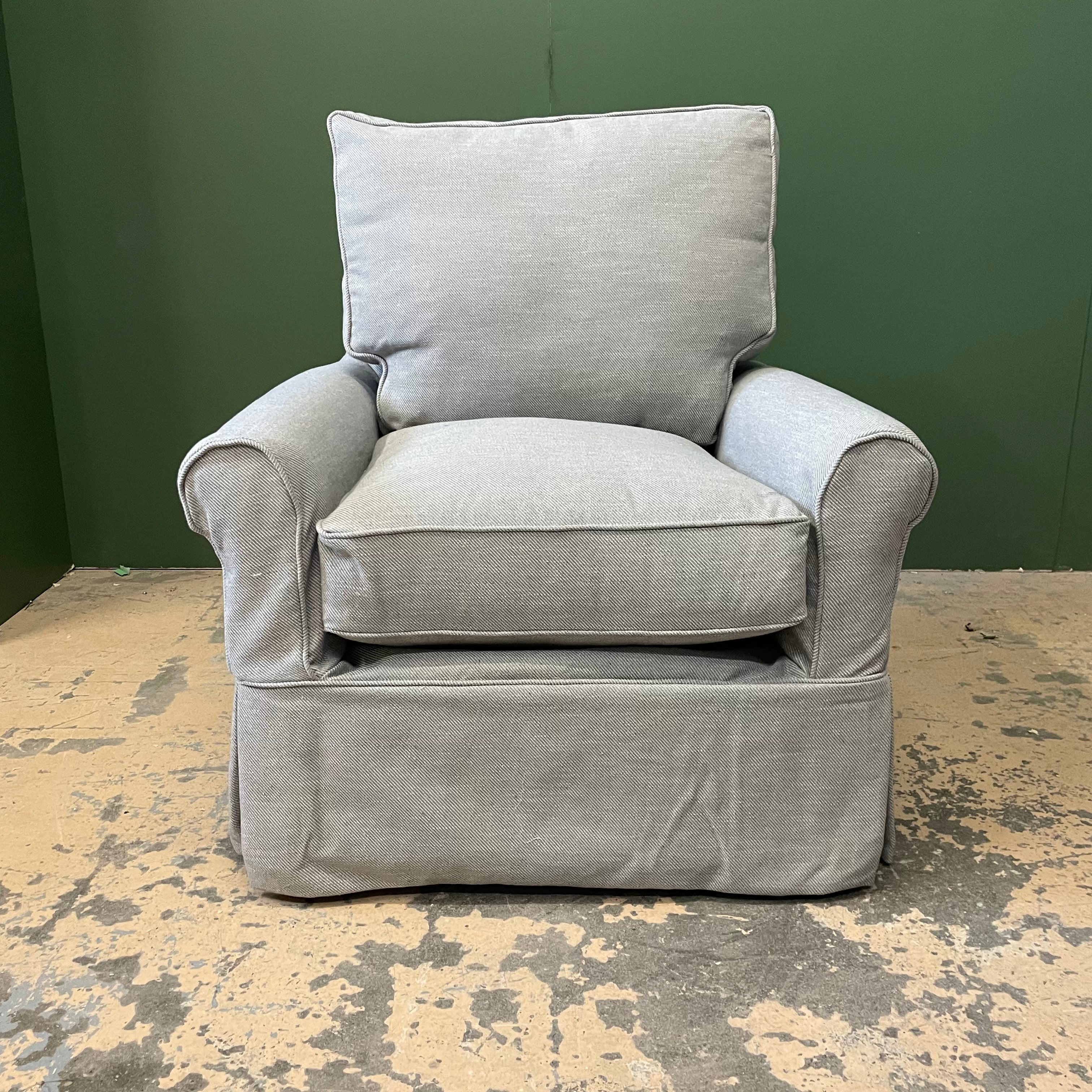 Libby XL Slipcover Chair - Washable, Durable & Comfortable - Perfect for Living Room, Bedroom or Office - Easy to Clean & Stylish Home Decor