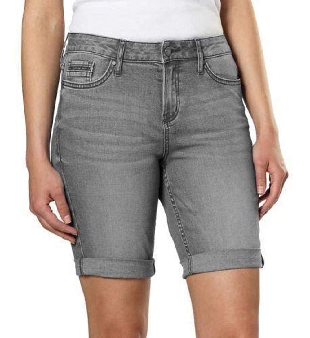 Calvin Klein Jeans Women's Denim City Shorts - High Waist Distressed Denim Shorts for Women | Perfect for Summer Outfits, Beach Vacations & Casual Street Style
