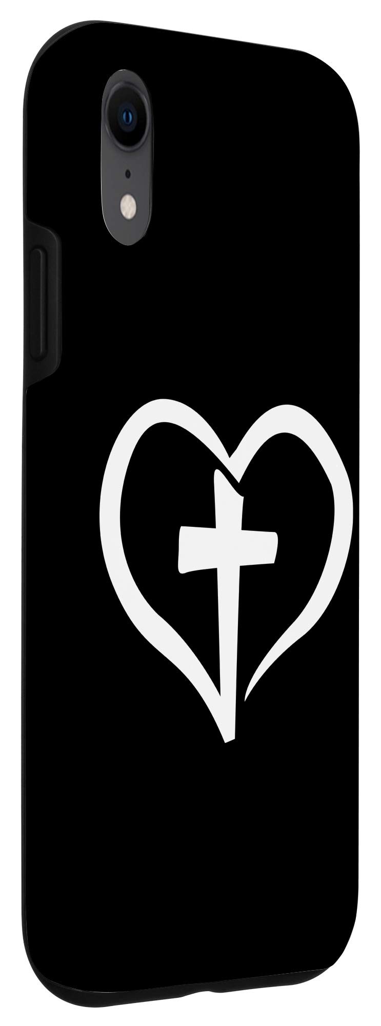 iPhone XR Phone Case with Heart, Faith & Cross Design - Protective Cover for Daily Use, Travel & Gift Giving