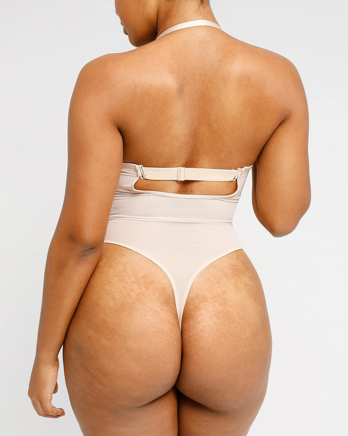 AirSlim® Deep Plunge Low Back Thong Bodysuit - Sexy Lingerie for Women, Comfortable Stretchy Fabric, Perfect for Date Night & Special Occasions