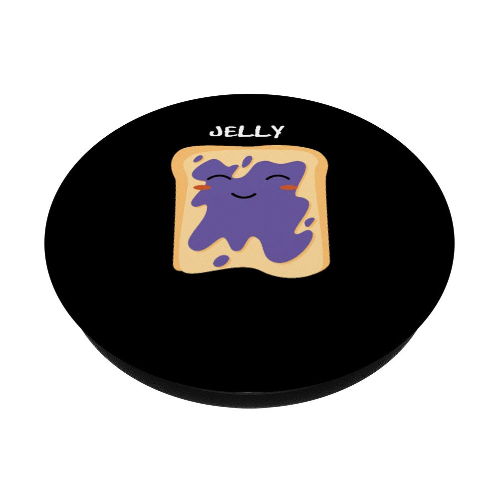 Peanut Butter and Jelly Matching Couple Best Friend Gift - Swappable PopGrip for Phones & Tablets | Fun Accessory for Couples, BFFs & Family | Perfect for Valentine's Day, Anniversaries & Everyday Use
