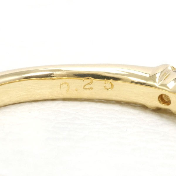 18K Yellow Gold Diamond Ring for Women - Elegant Solitaire Engagement & Wedding Band - Perfect for Proposals, Anniversaries & Special Occasions