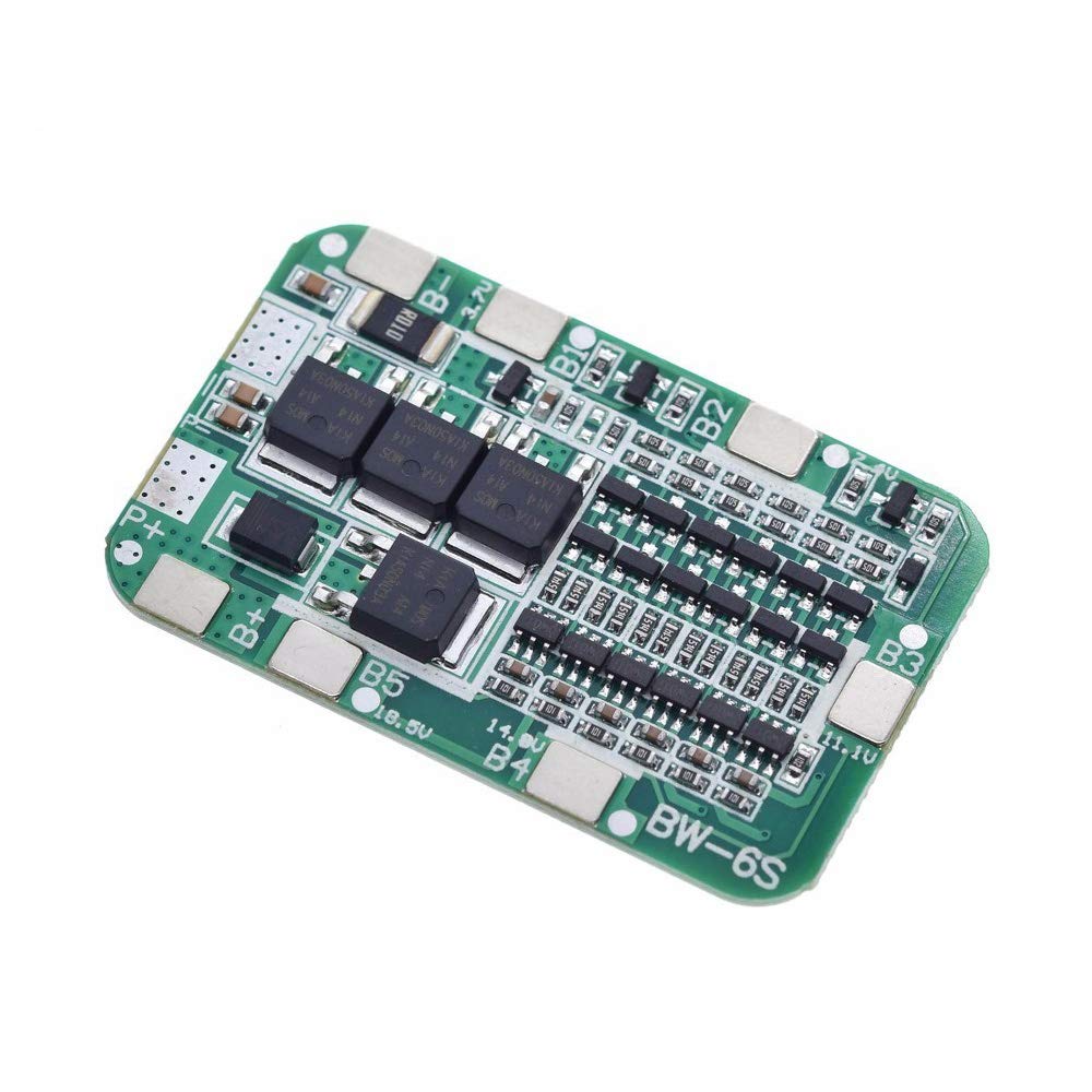 25.2V 15A 18650 Battery Charger PCB BMS Protection Board - Li-ion/LiPo Charger Module for DIY Power Tools, Solar Systems & Electric Vehicles
