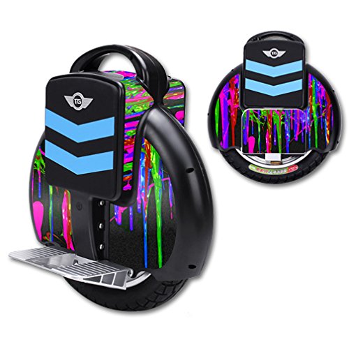 MightySkins Protective Skin Wrap Sticker for TG-F3 Self-Balancing One Wheel Electric Unicycle Scooter - Drip Design, Scratch Resistant Cover - Perfect for Commuting, Urban Travel & Personalization