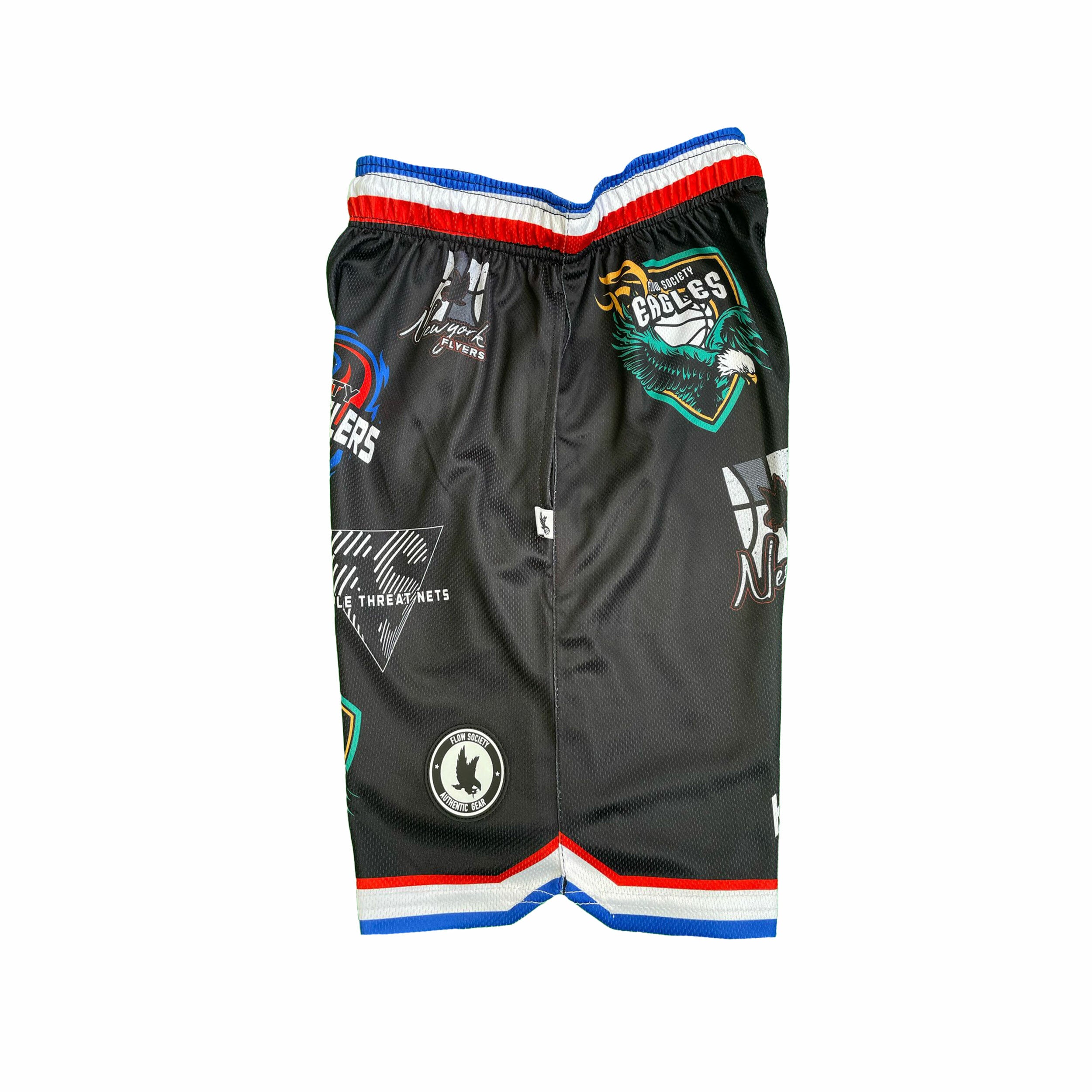 Boys' Flogos Basketball Shorts - Breathable Mesh Gym Shorts for Kids - Perfect for Basketball, Running, and Sports Practice