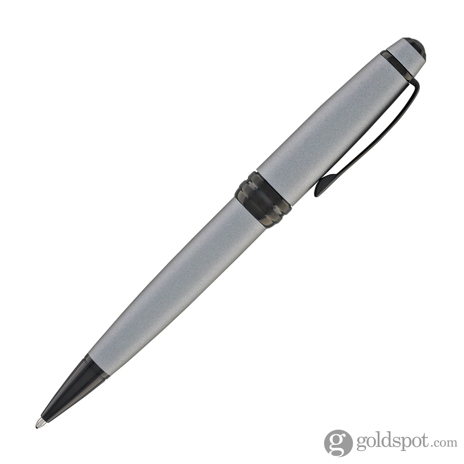 Cross Bailey Matte Gray Lacquer PVD Ballpoint Pen - Premium Writing Instrument for Office, Business & Gift Giving