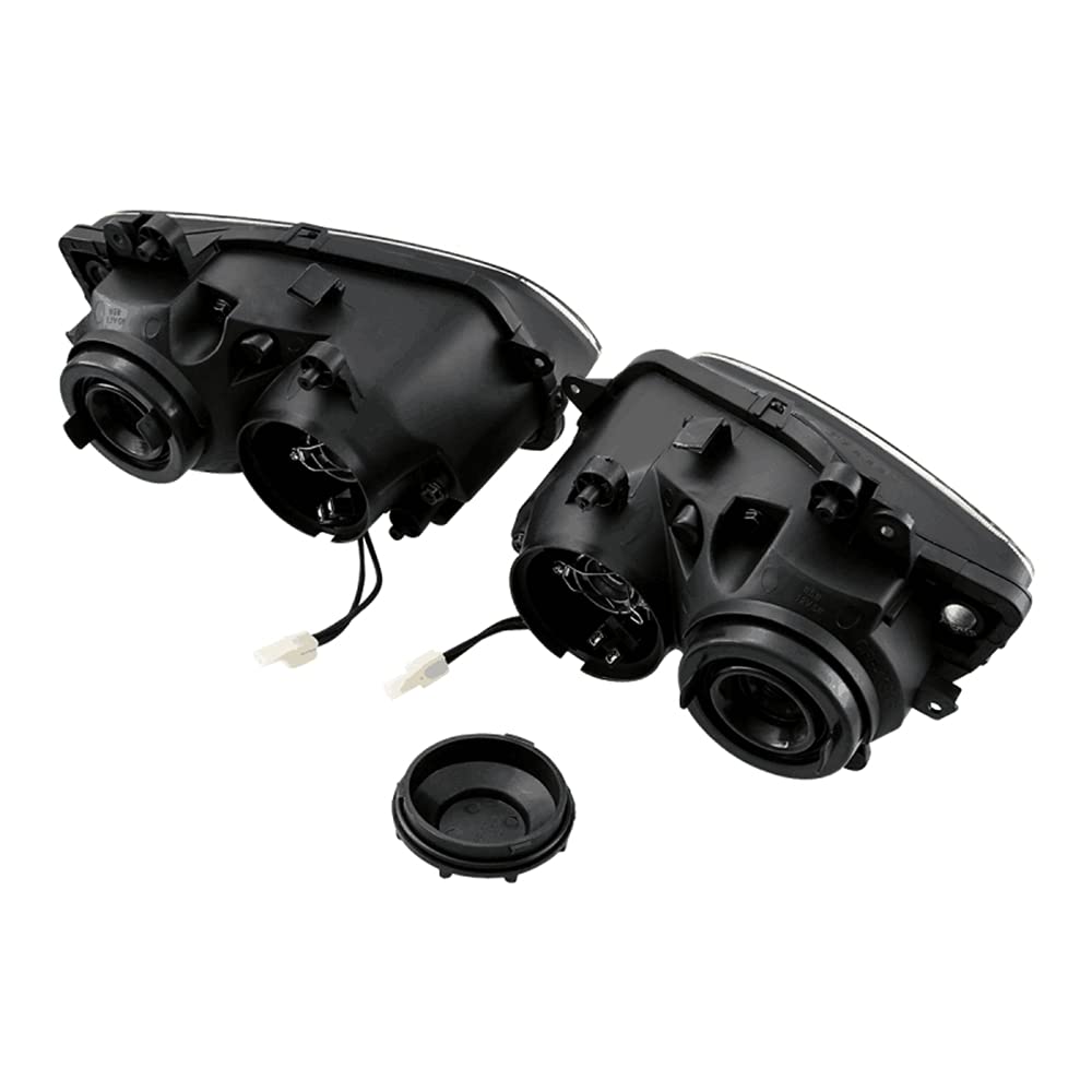 Yamaha YZF R1 2004-2006 & YZF1000R Motorcycle Headlight Assembly - Black Replacement Headlamp Cover for Enhanced Night Riding Safety | Perfect for Street Bikes, Commuting, and Long-Distance Touring