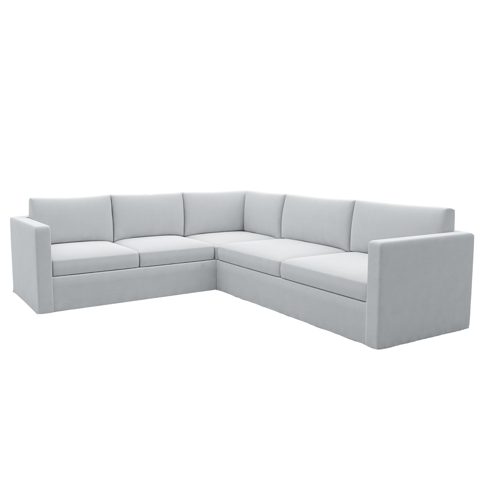 Landskrona 2+3 Corner Sofa Cover - Stretchable Sectional Couch Protector for Pets & Kids - Perfect for Living Room, Family Room & Home Theater