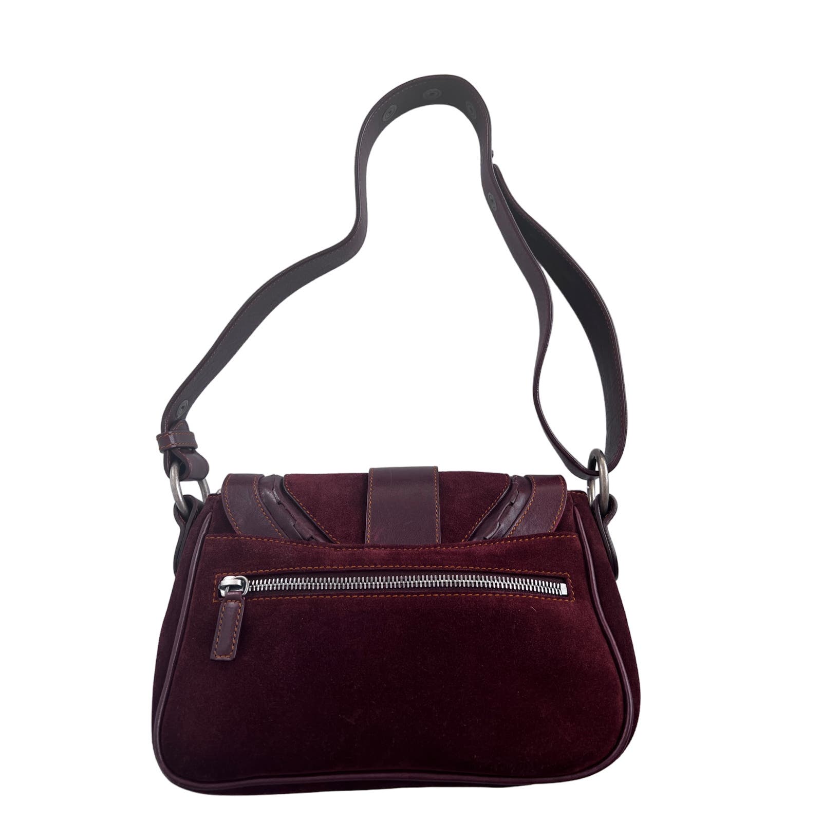 Dior Brown Suede Mini Gaucho Bag - Stylish Crossbody Purse for Women, Perfect for Parties, Dates & Everyday Use
