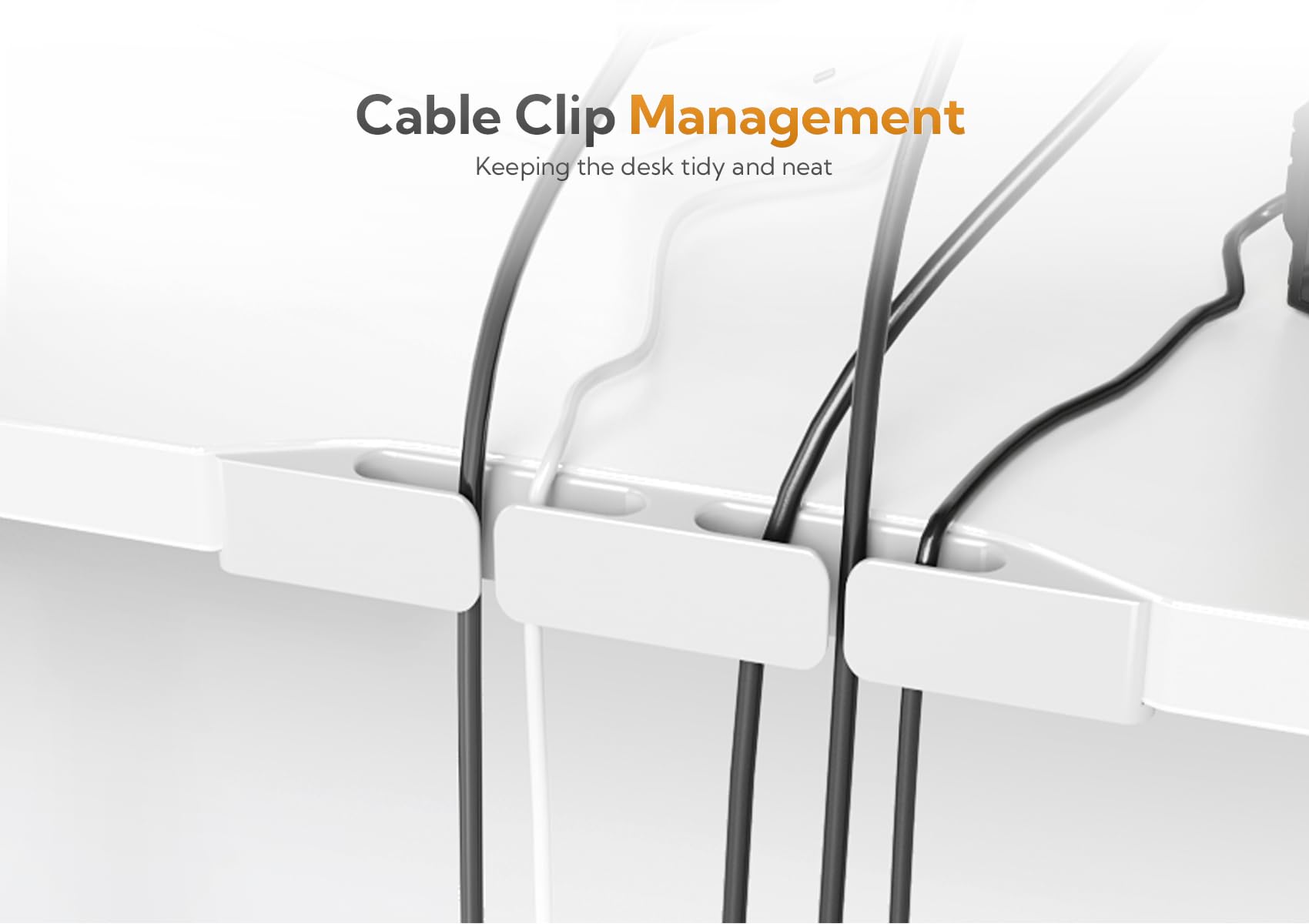 Claiks L-Shaped Adjustable Height Electric Standing Desk - Dual Motor Corner Sit Stand Desk, 63x55 Inches with Splice Board, White - Perfect for Home Office, Gaming & Workspace Ergonomics