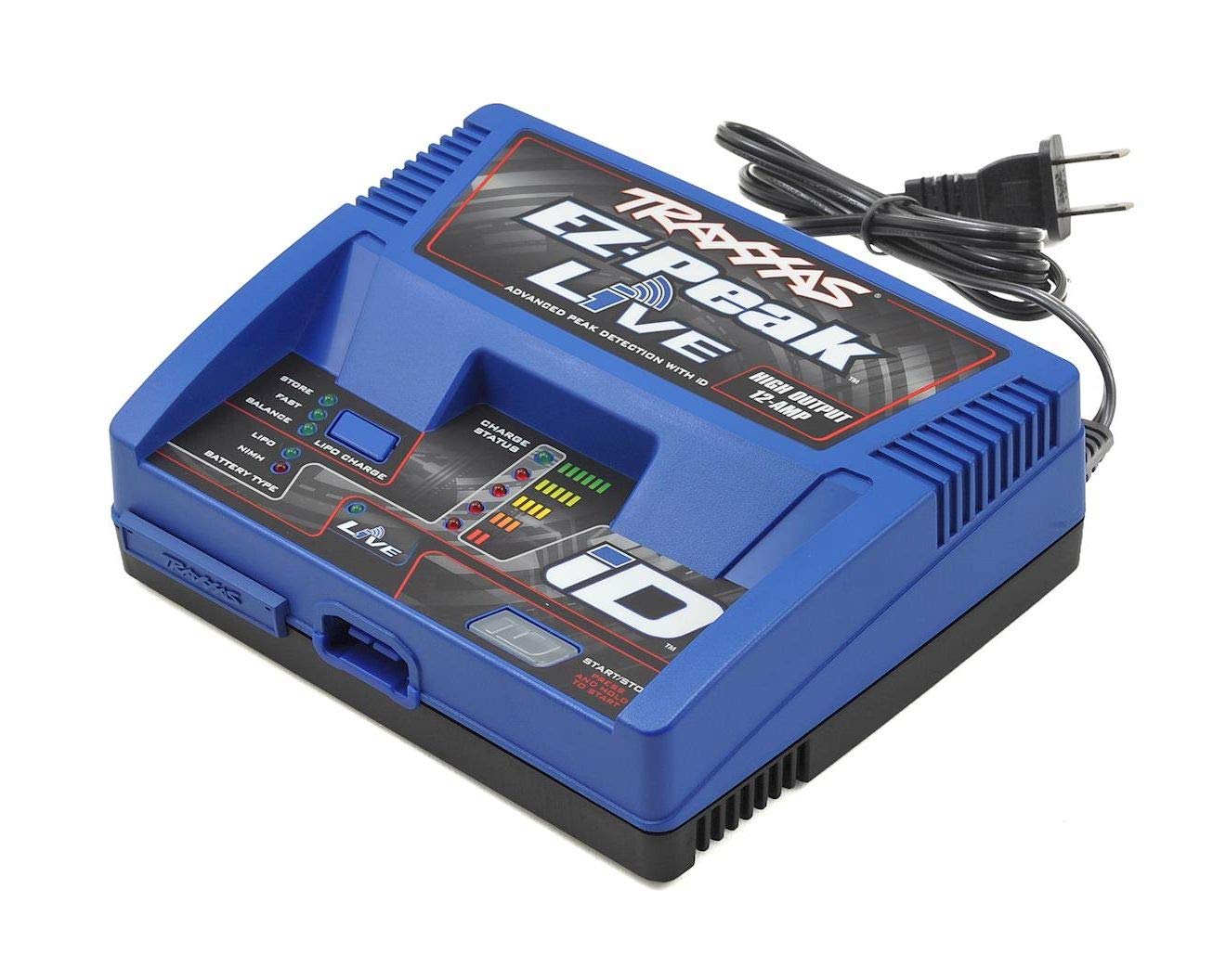 TRA2971 EZ-Peak Live Multi-Chemistry Battery Charger (4S/12A/100W) - Fast & Reliable Charging for LiPo, LiFe, NiMH, Pb Batteries - Perfect for RC Cars, Drones, and Power Tools
